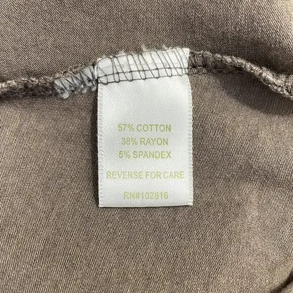 Garnet Hill Jersey Knit Sleeveless Shift Dress Brown Sz M Vacation Resort Casual - Picture 10 of 10